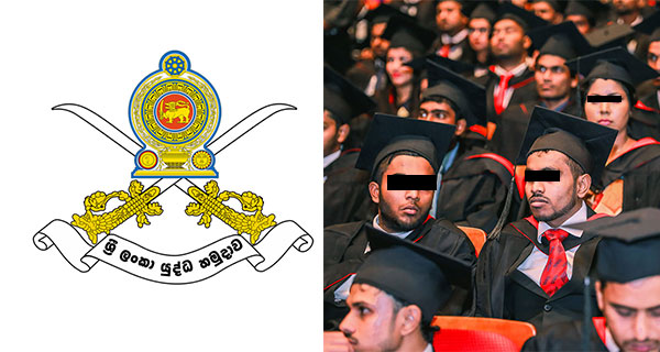 රාජ්‍ය අංශයට අලුතින් එක් වන උපාධිධාරීන්ට හමුදාවෙන් පුහුණුවක්!