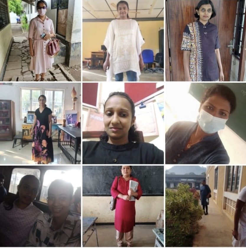ගුරුවරියන් පහසු ඇදුමෙන් අද පාසලට