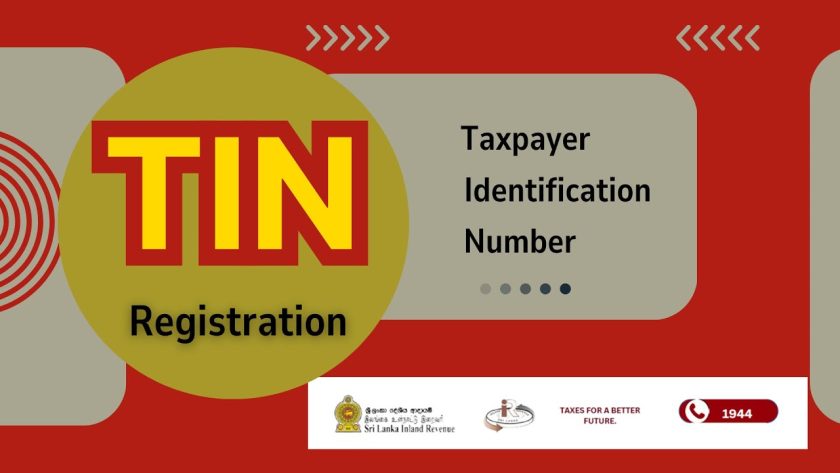 දේශීය ආදායම් දෙපාර්තමේන්තුවෙන් TIN අංකය පිළිබඳ දැනුම් දීමක්.