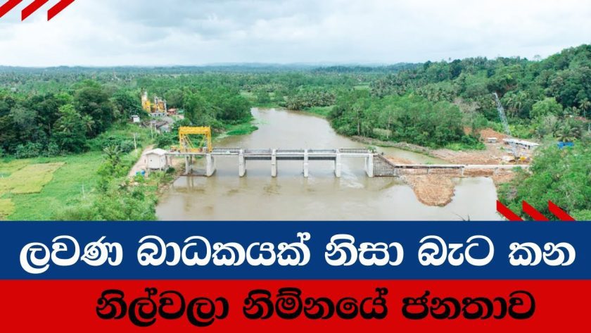 ලවණ බාධකයක් නිසා බැට කන නිල්වලා නිම්නයේ ජනතාව