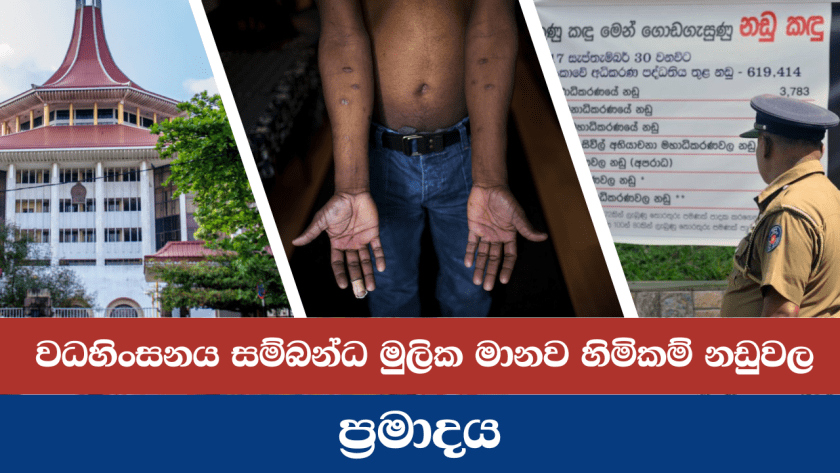 වධහිංසනය සම්බන්ධ මුලික මානව හිමිකම් නඩුවල ප්‍රමාදය