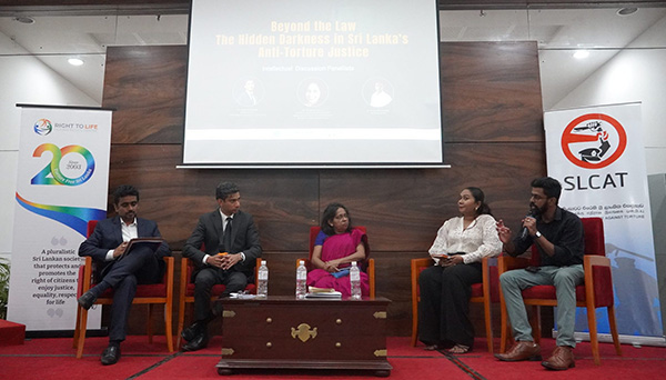 වදහිංසාවට පාත්‍ර වූවන්ට සහය වීමේ ජාත්‍යන්තර දිනය සමගාමීව රයිට් ටු ලයිෆ් මානව හිමිකම් මධ්‍යස්ථානය විසින් පැවැත්වූ සාකච්ඡාව