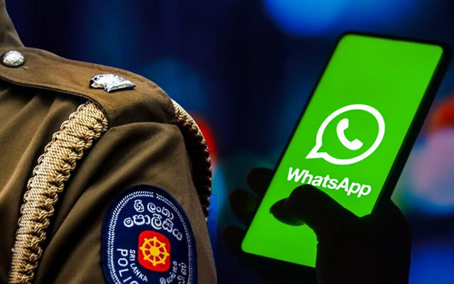 පොලිස්පතිගේ වට්ස්ඇප් අංකයට පැමිණිලි 7000 ක්