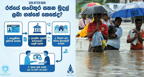 ගංවතුර සහන මුදල්
