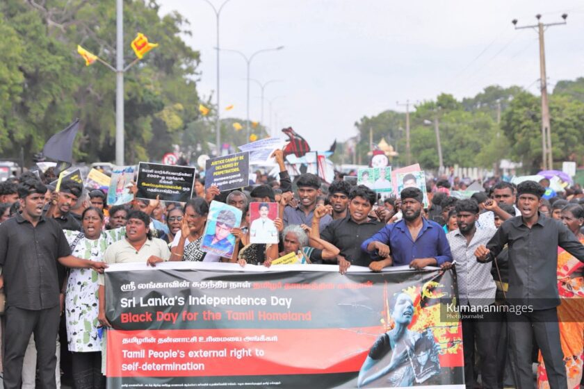 ශ්‍රී ලංකාවේ නිදහස් දිනය දෙමළ ජනතාවට ‘කළු දිනයක්’