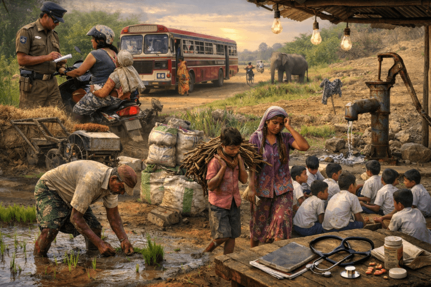 ගිනිකටුවැව ගමේ තවමත් නොවිසඳුනු ගැටළු: ගොවිතැන, ගමනාගමනය සහ අධ්‍යාපනය එකම අර්බුදයක