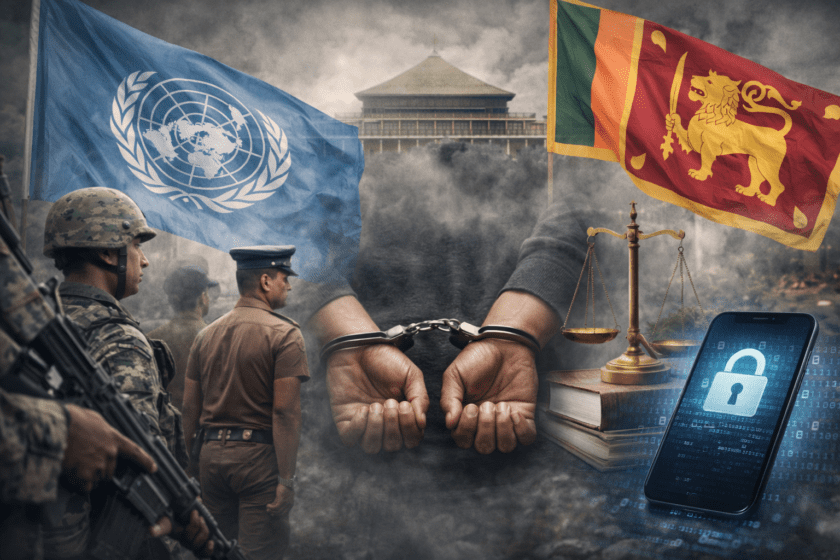 නව ත්‍රස්ත විරෝධී පනත(PSTA) ජාත්‍යන්තර ප්‍රමිතීන්ට පටහැනියි.