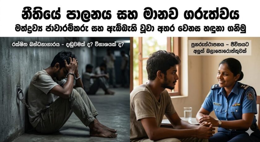 නීතියේ පාලනය සහ මානව ගරුත්වය!