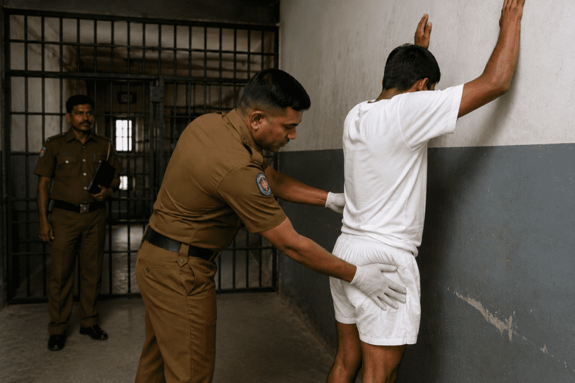 ආරක්ෂක අංශවලට සිරකරුවන්ගේ රහස් ප්‍රදේශ ඕනැ ඕනැ හැටියට පරීක්ෂා කළ හැකි ද? – අජිත් පැරකුම් ජයසිංහ