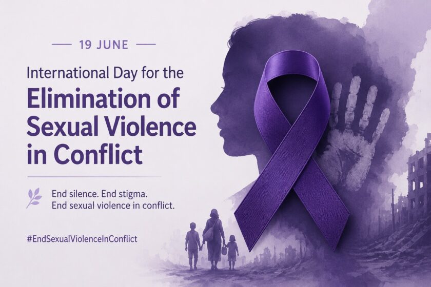 ජූනි 19: ගැටුම්වලදී සිදු වන ලිංගික හිංසනය තුරන් කිරීමේ ජාත්යන්තර දිනය!