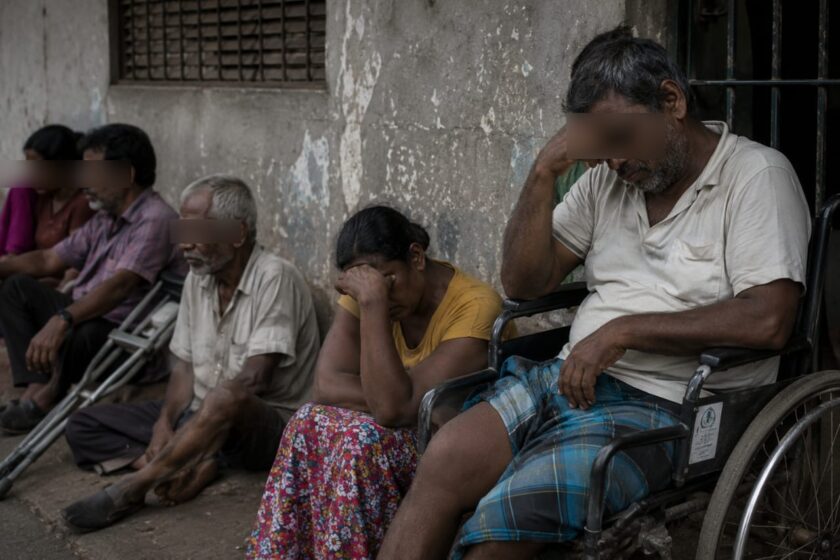 පරිපාලන සේවා අකැප කන්තලේ ආබාධ සහිත ප්‍රජාව.