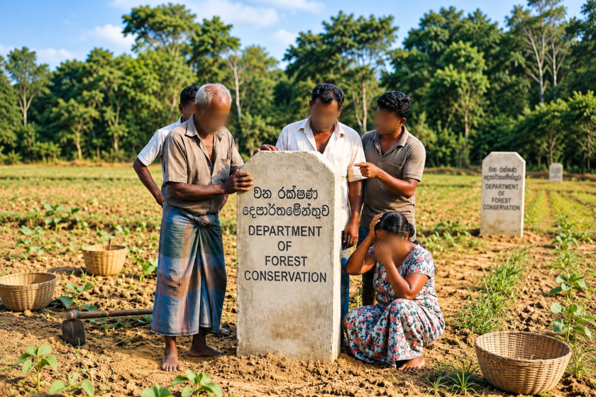 රක්ෂිත මායිම් හේතුවෙන් සේරුවාවිල ගොවීන් පීඩාවට!